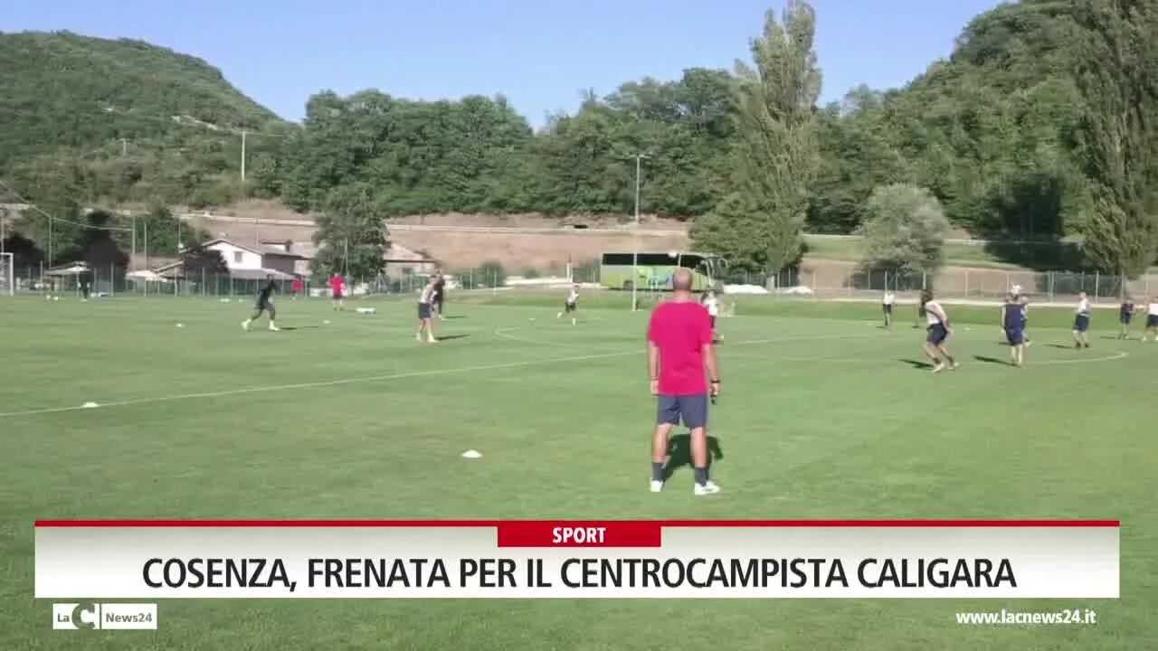 Cosenza, frenata per il centrocampista Caligara