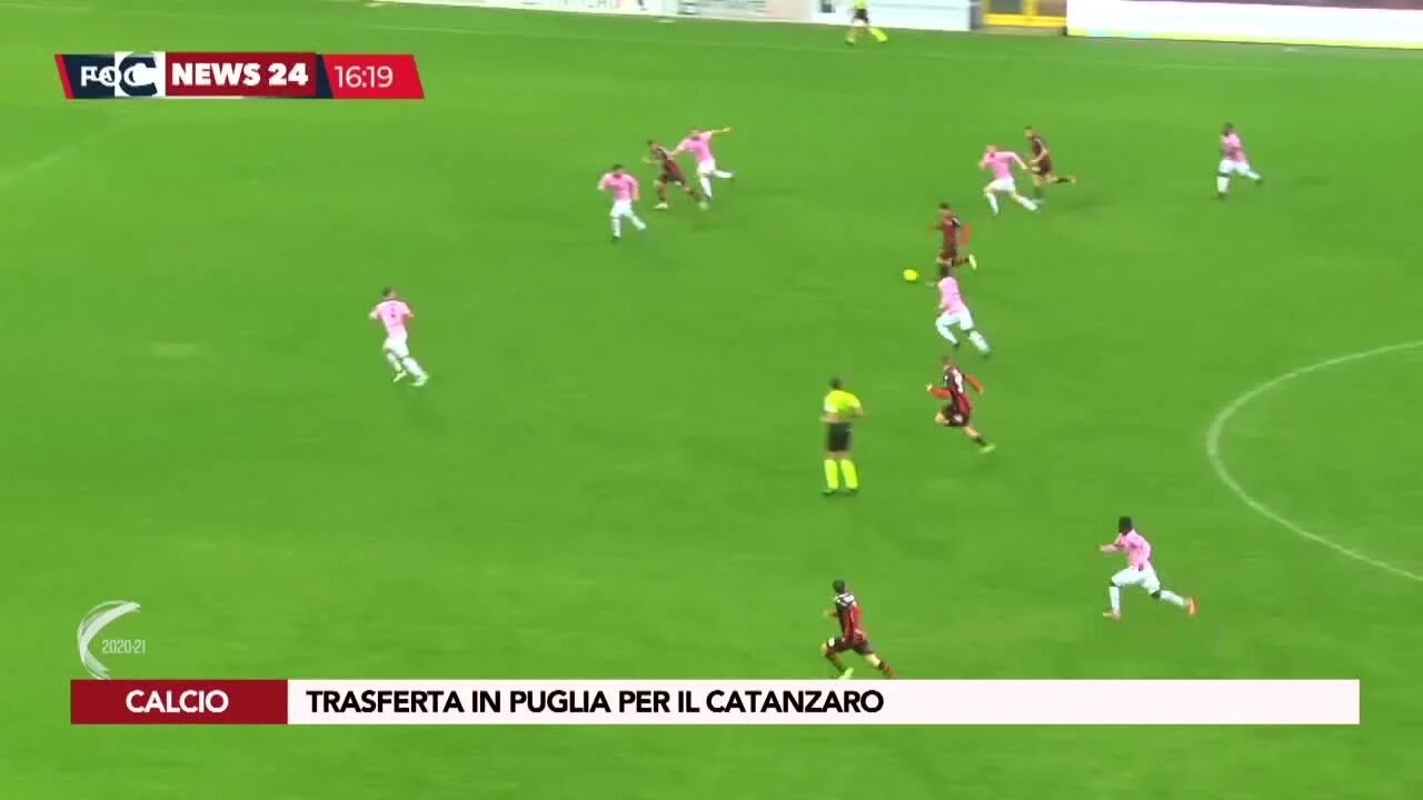 Trasferta in Puglia per il Catanzaro