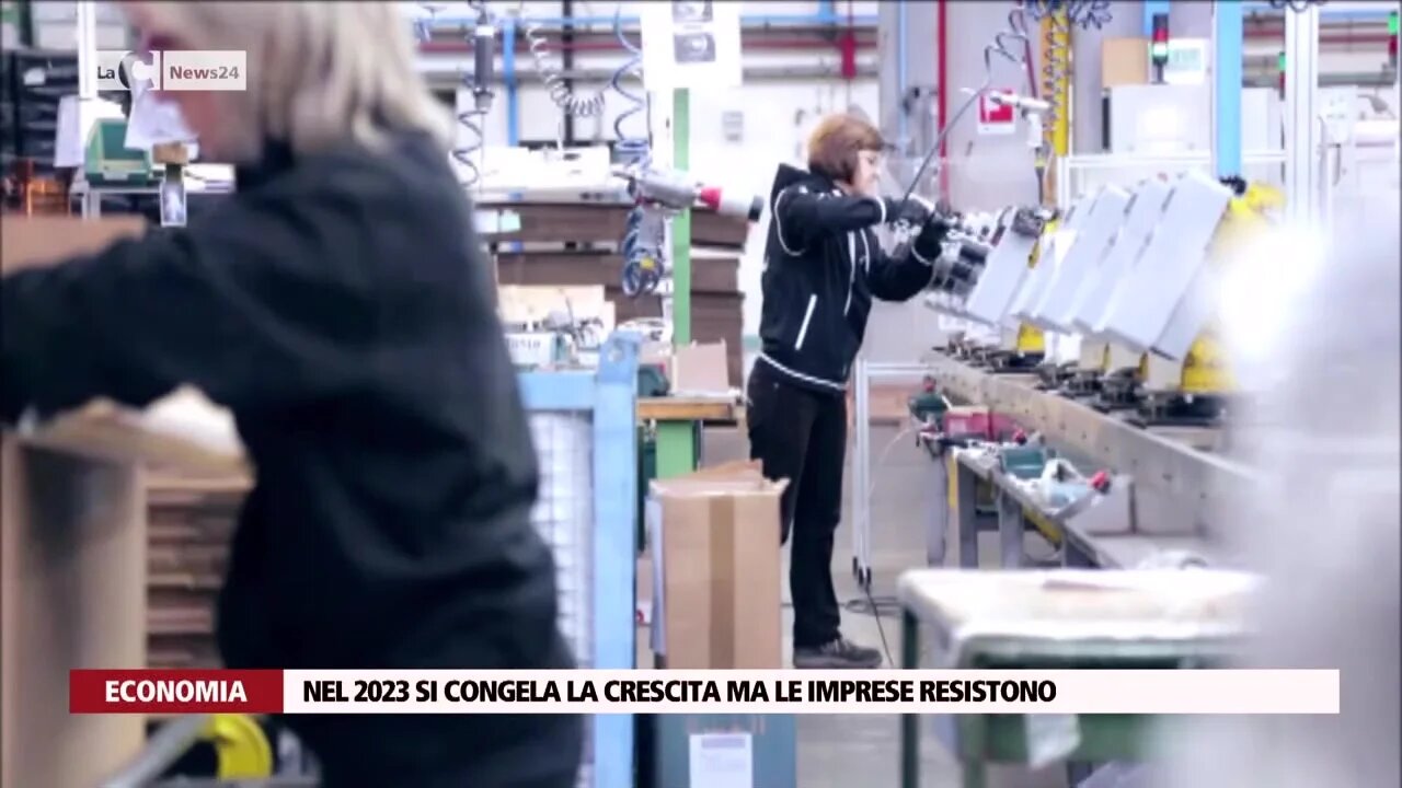 Nel 2023 si congela la crescita ma le imprese resistono