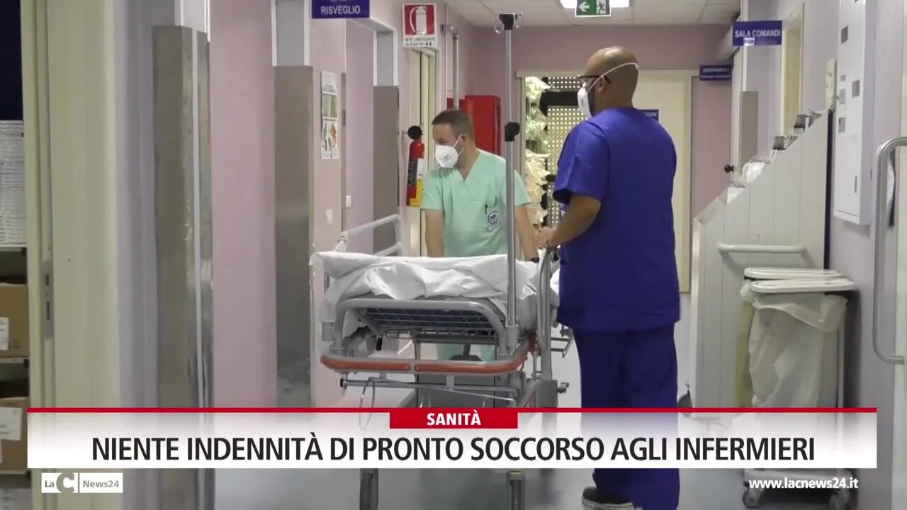 Niente indennità di pronto soccorso agli infermieri