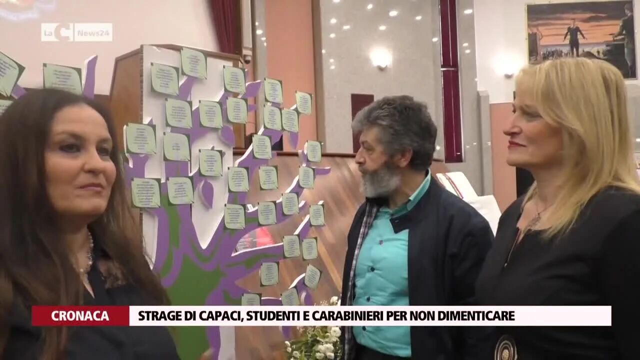 Strage di Capaci, studenti e carabinieri per non dimenticare
