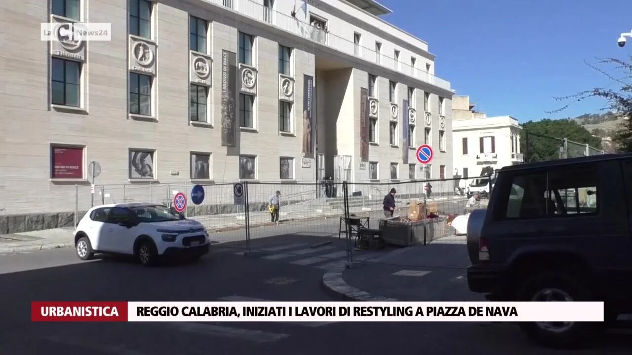 Reggio Calabria, iniziati i lavori di restyling a piazza De Nava