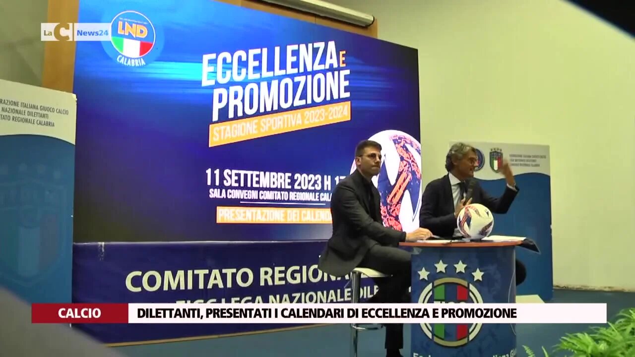 Dilettanti, presentati i calendari di Eccellenza e Promozione