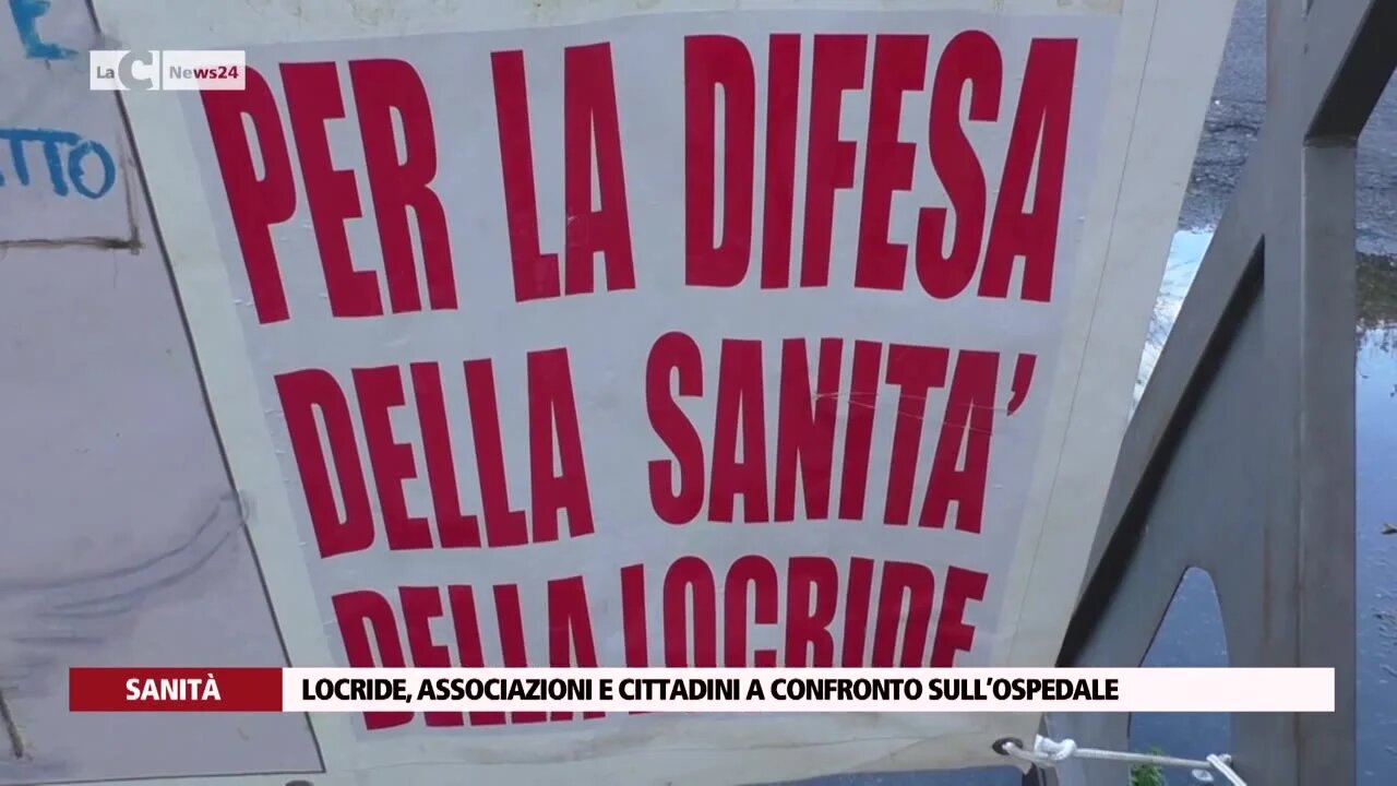 Locride, associazioni e cittadini a confronto sull’ospedale