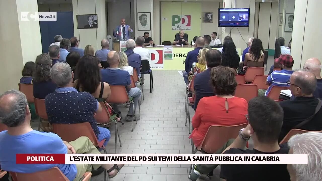 L’estate militante del Pd sui temi della sanità pubblica in Calabria