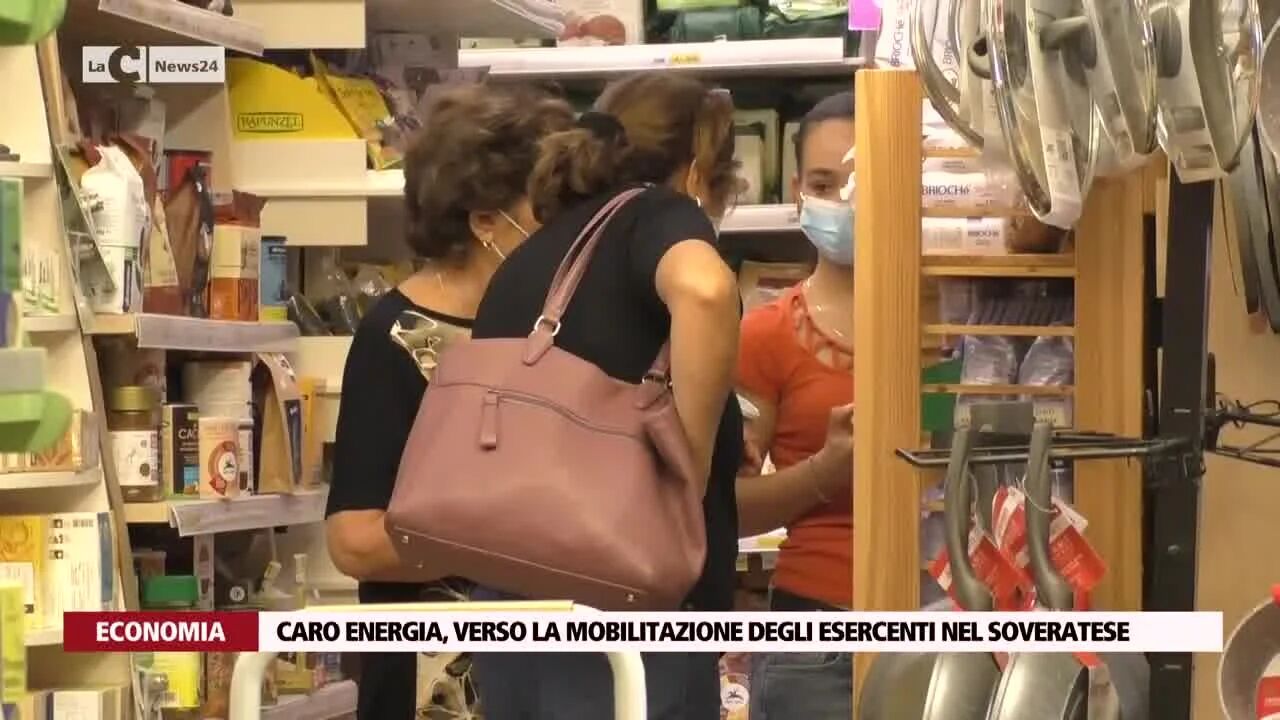 Caro energia, verso la mobilitazione degli esercenti nel Soveratese