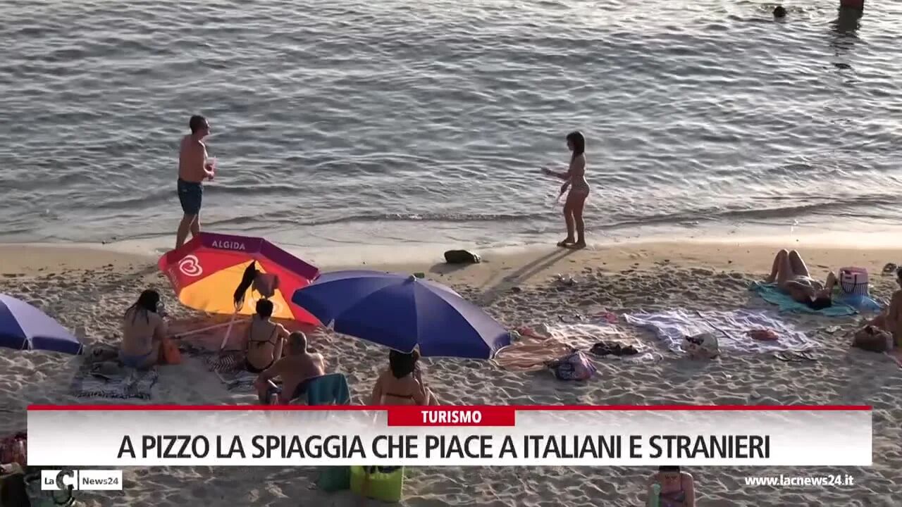A Pizzo la spiaggia che piace a italiani e stranieri