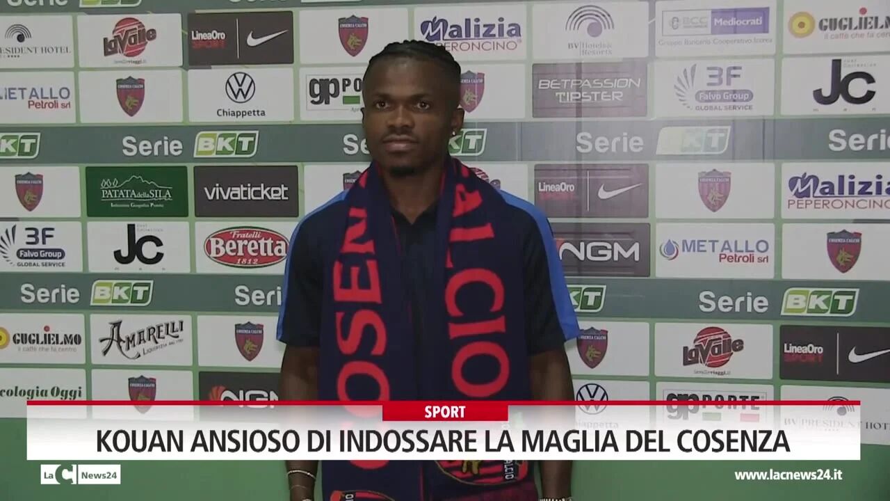 Kouan ansioso di indossare la maglia del Cosenza