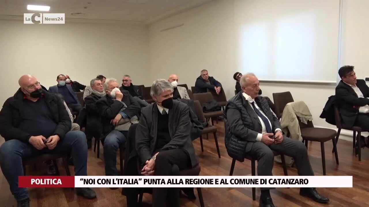 “Noi con l’Italia” punta alla regione e al comune di Catanzaro