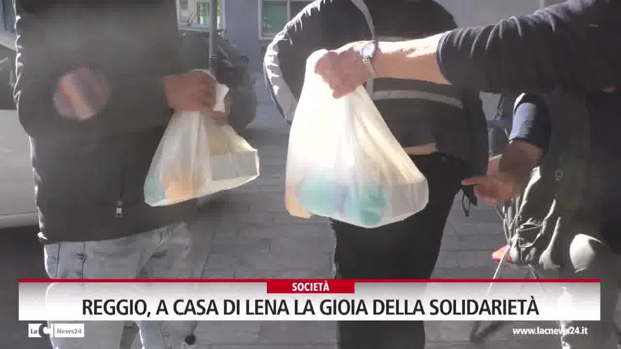 Reggio, a casa di Lena la gioia della solidarietà