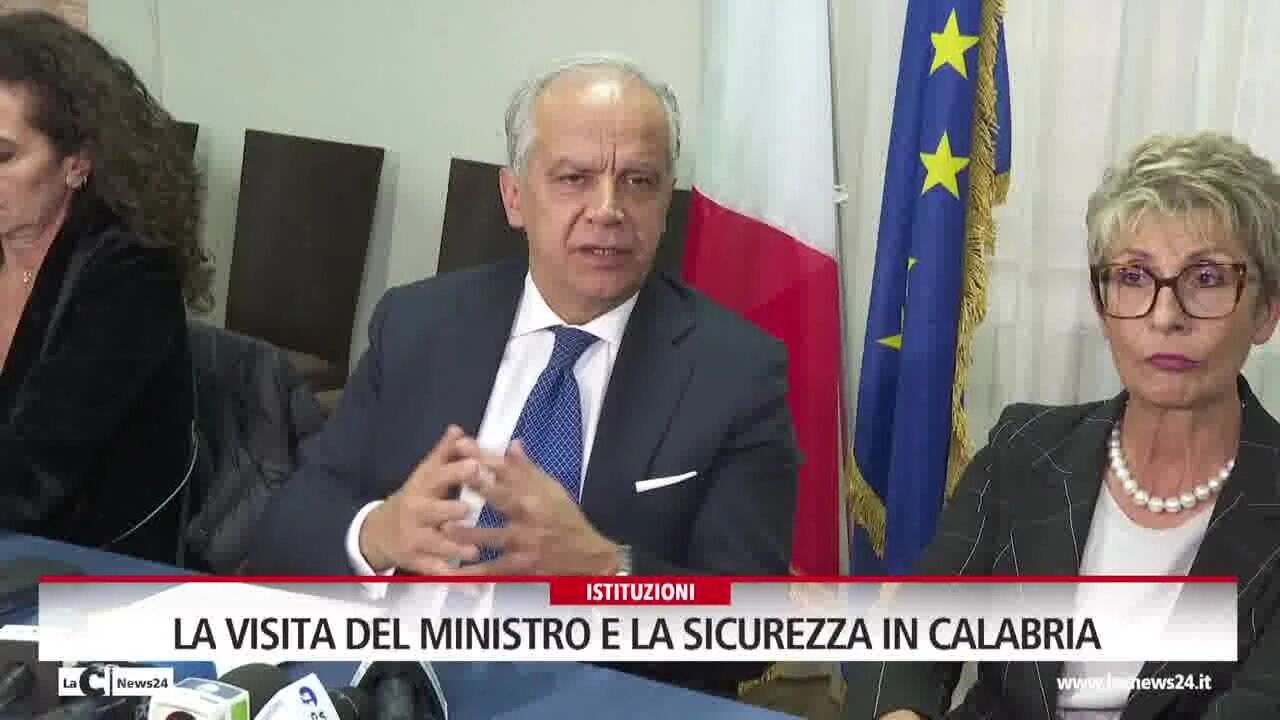 La visita del ministro e la sicurezza in Calabria