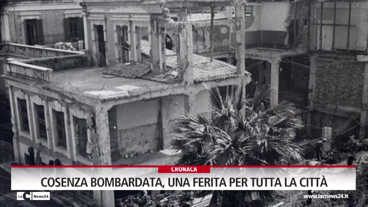 Cosenza bombardata, una ferita per tutta la città