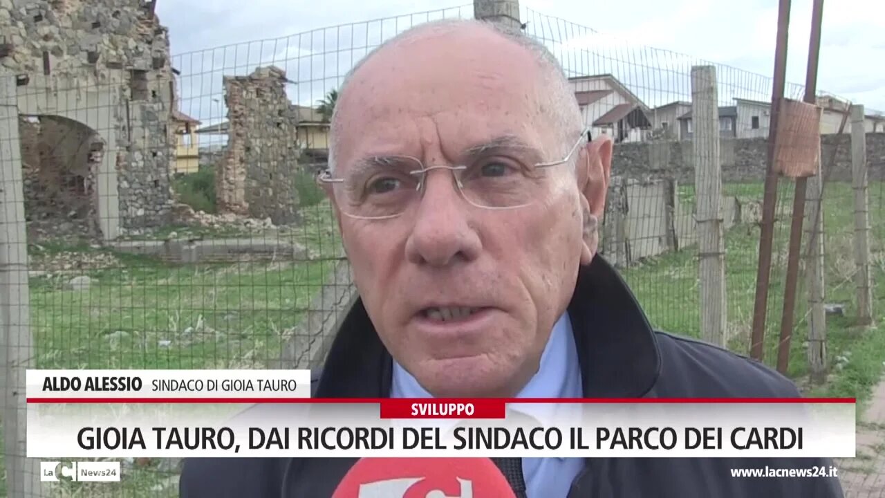 Gioia Tauro, dai ricordi del sindaco il parco dei cardi