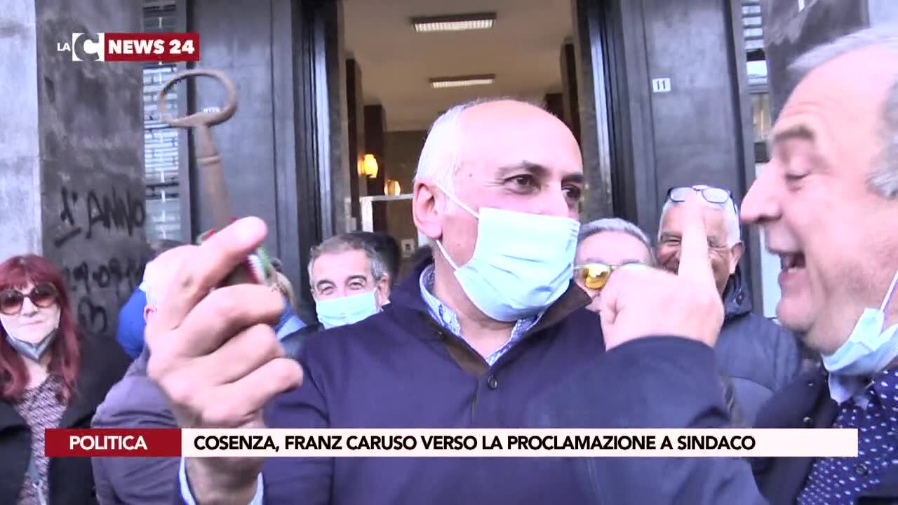 Cosenza, Franz Caruso verso la proclamazione a sindaco