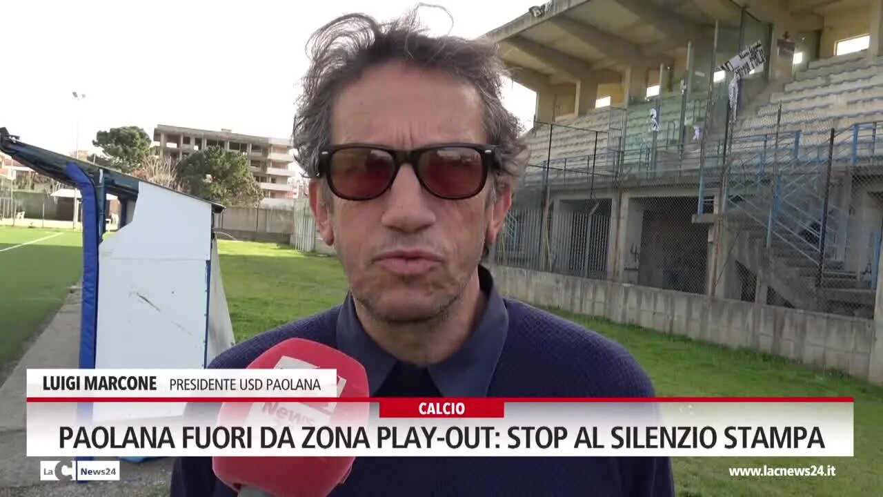 Paolana fuori da zona play-out, stop al silenzio stampa