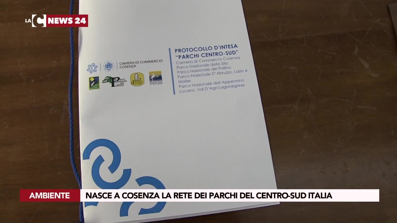 Nasce a Cosenza la rete dei parchi del centro-sud Italia