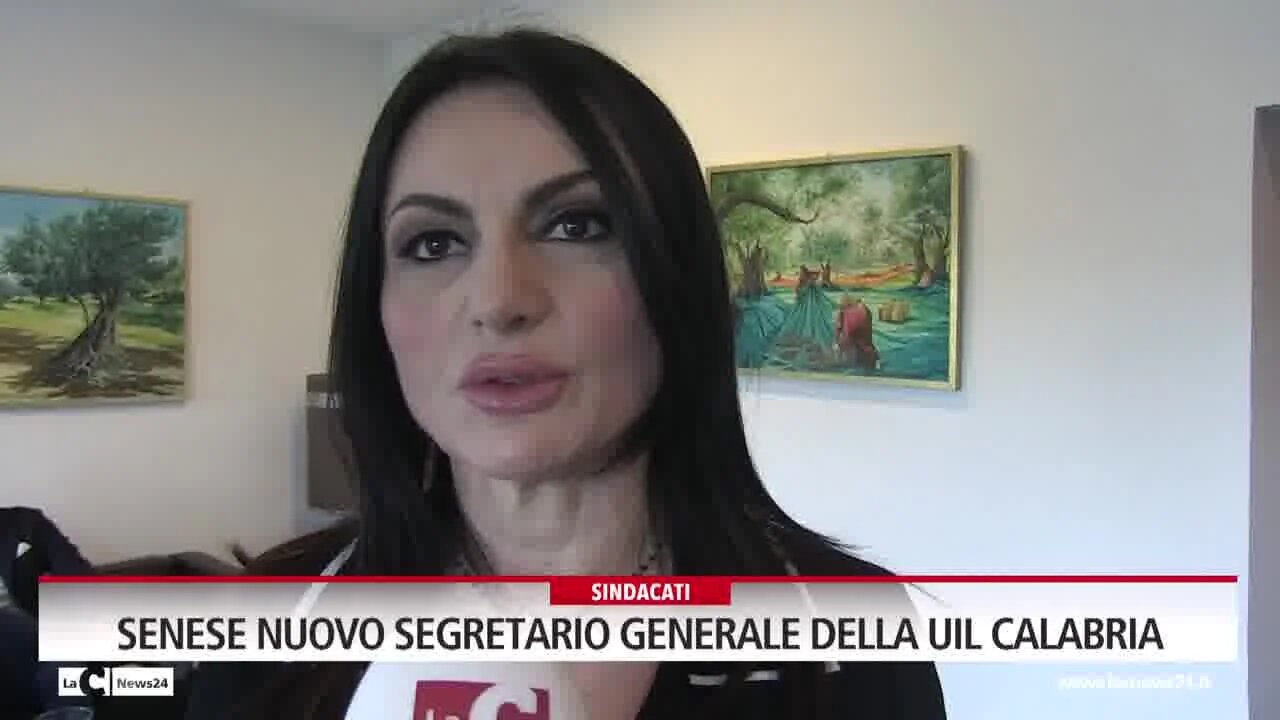 Senese nuovo segretario generale della Uil Calabria