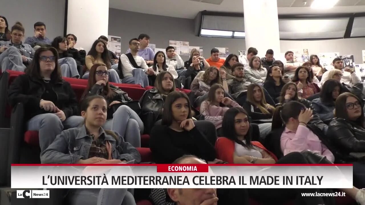 L’Università Mediterranea celebra il Made in Italy