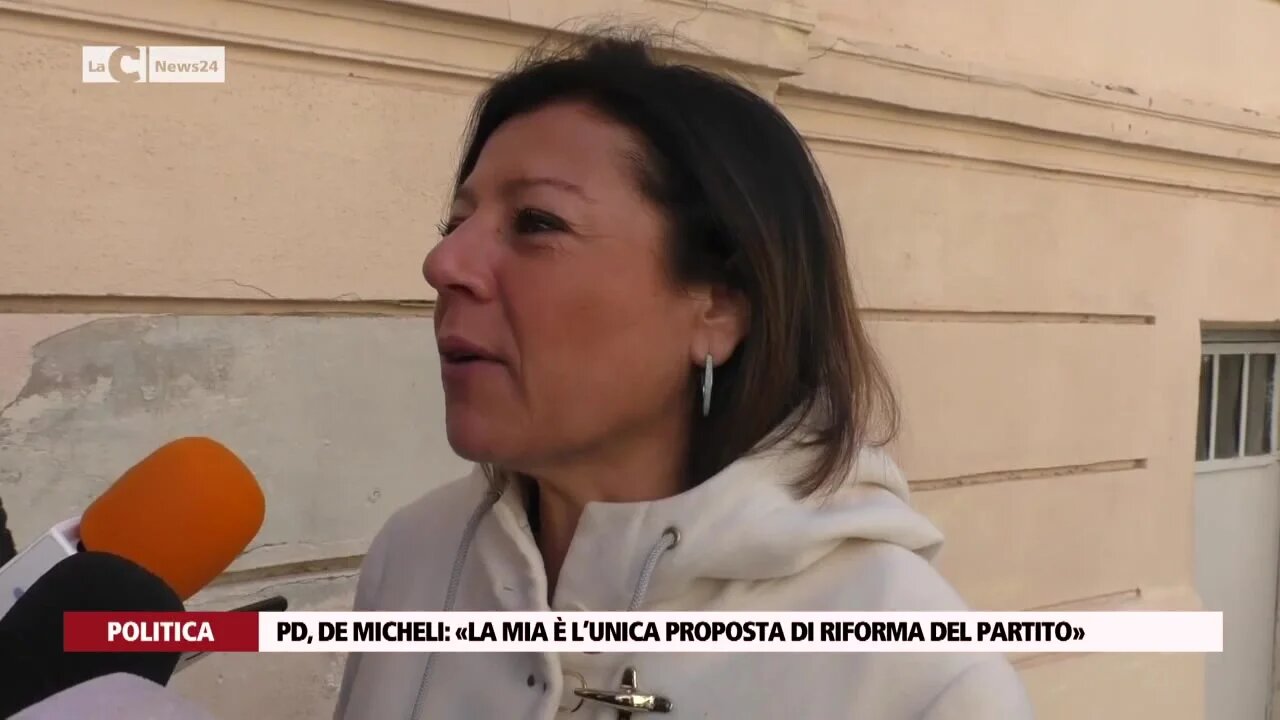 Pd, De Micheli: «La mia è l’unica proposta di riforma del partito»