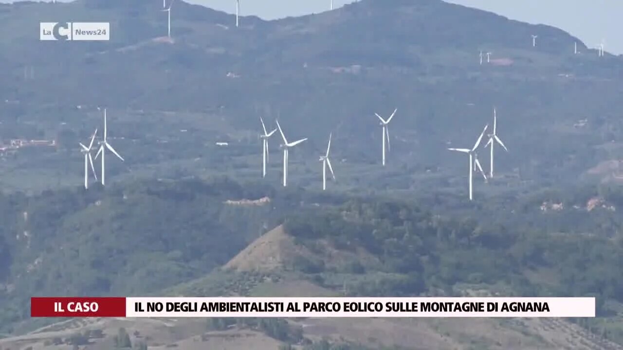 Il no degli ambientalisti al parco eolico sulle montagne di Agnana