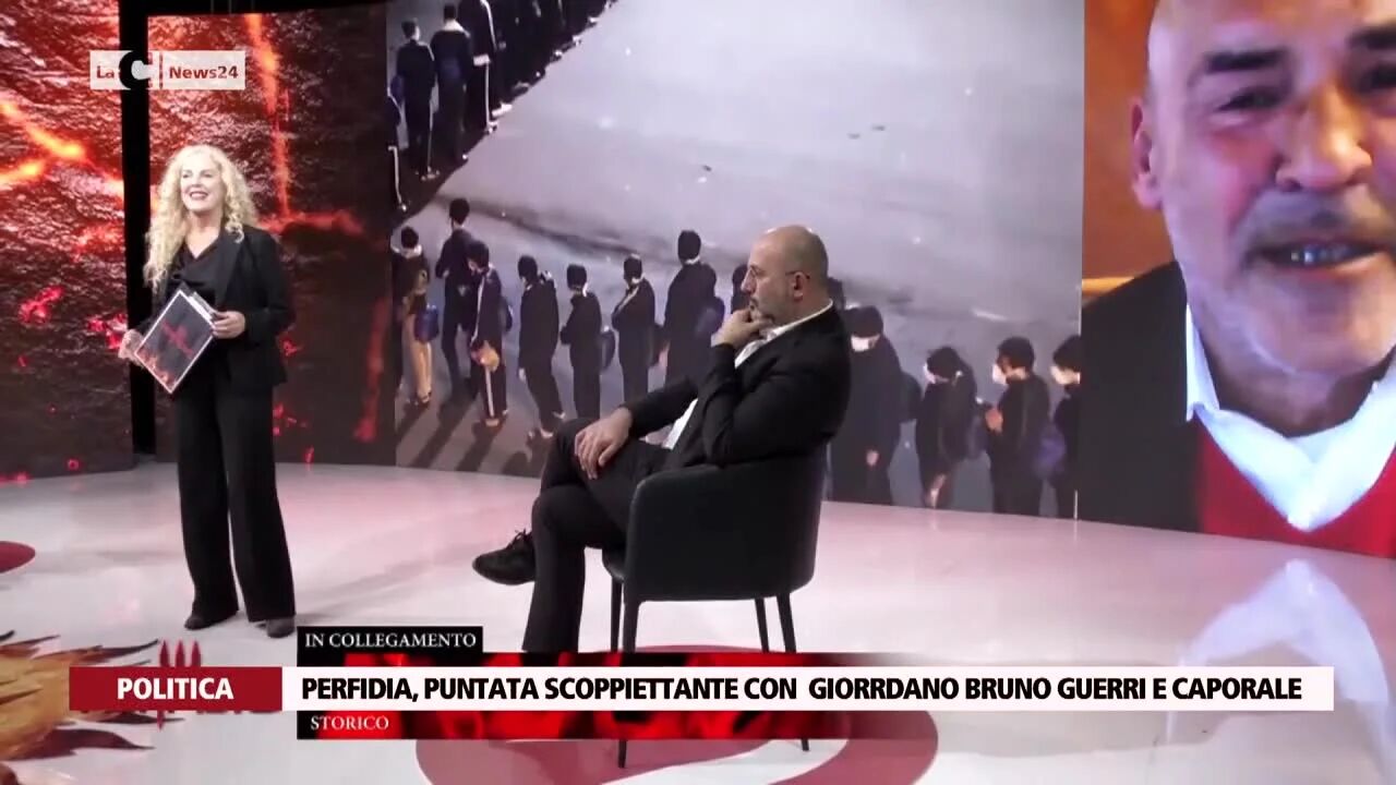 Perfidia, puntata scoppiettante con Giordano Bruno Guerri e Caporale