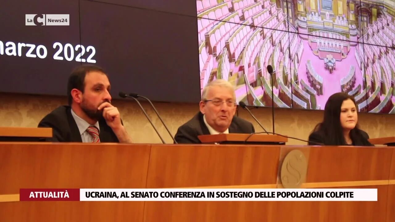 Ucraina, al Senato conferenza in sostegno delle popolazioni colpite