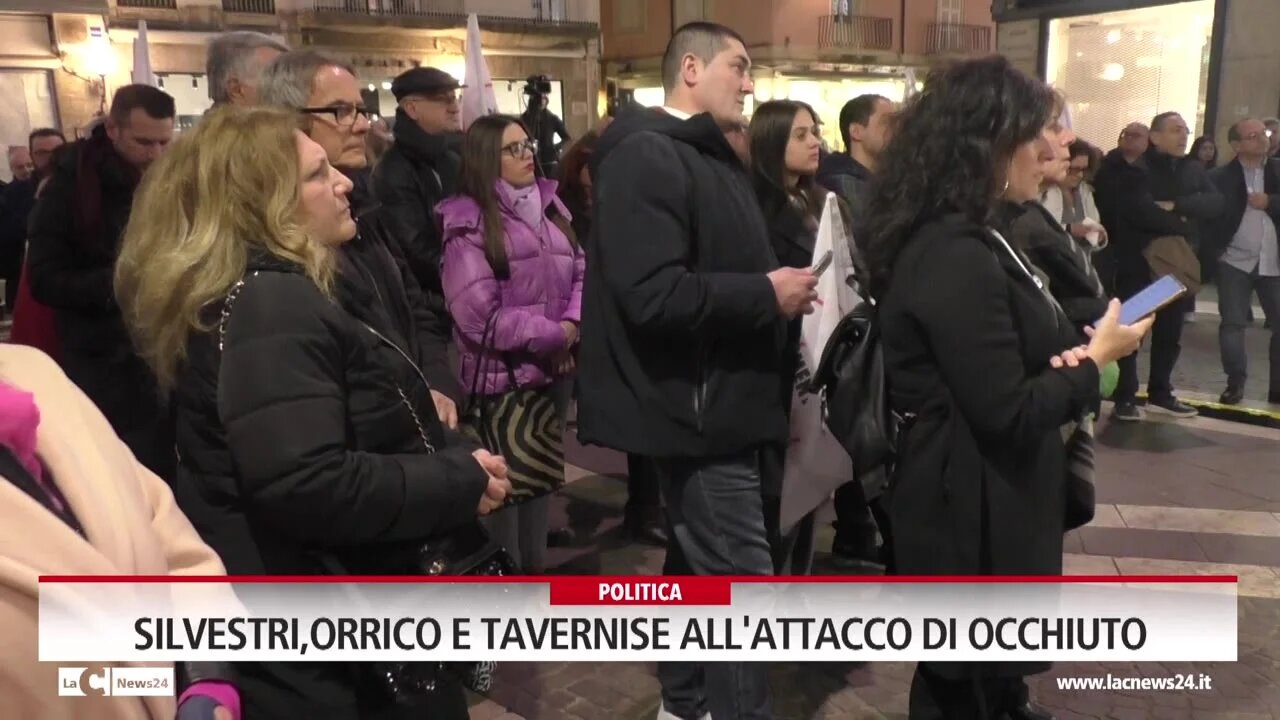 Silvestri,Orrico e Tavernise all'attacco di Occhiuto