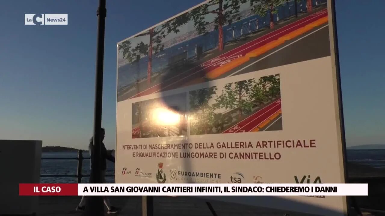 A Villa San Giovanni cantieri infiniti, il sindaco chiederemo i danni