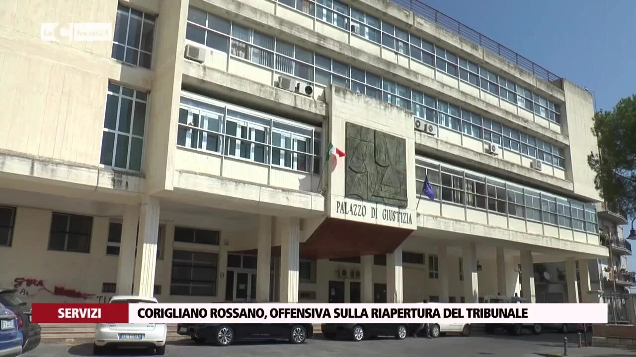 Corigliano Rossano, offensiva sulla riapertura del tribunale