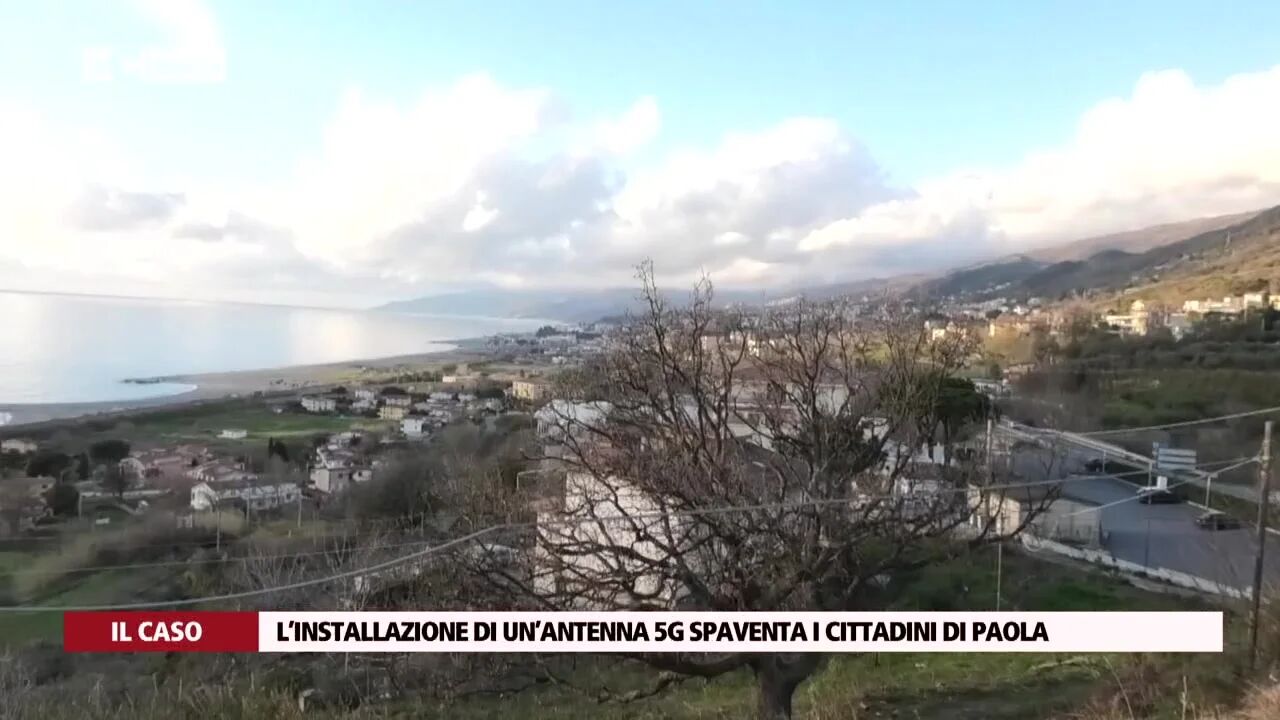L’installazione di un’antenna 5G spaventa i cittadini di Paola