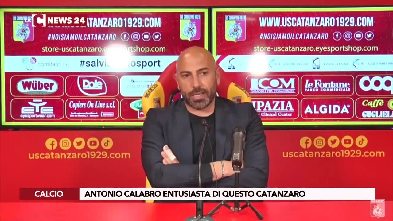 Antonio Calabro entusiasta di questo Catanzaro