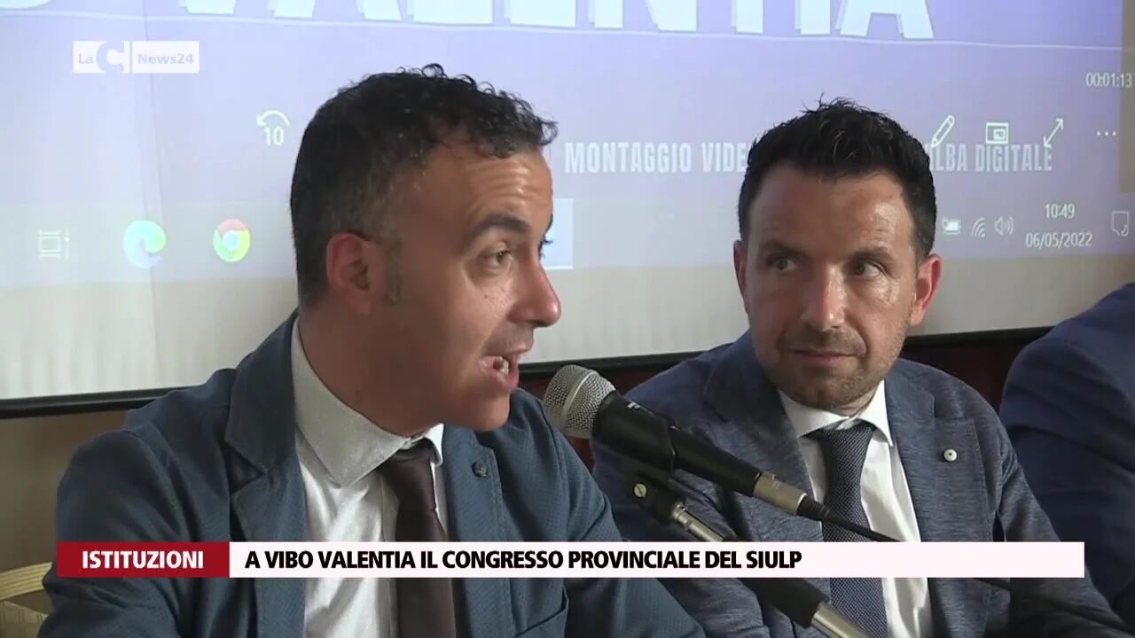 A Vibo Valentia il congresso provinciale del Siulp