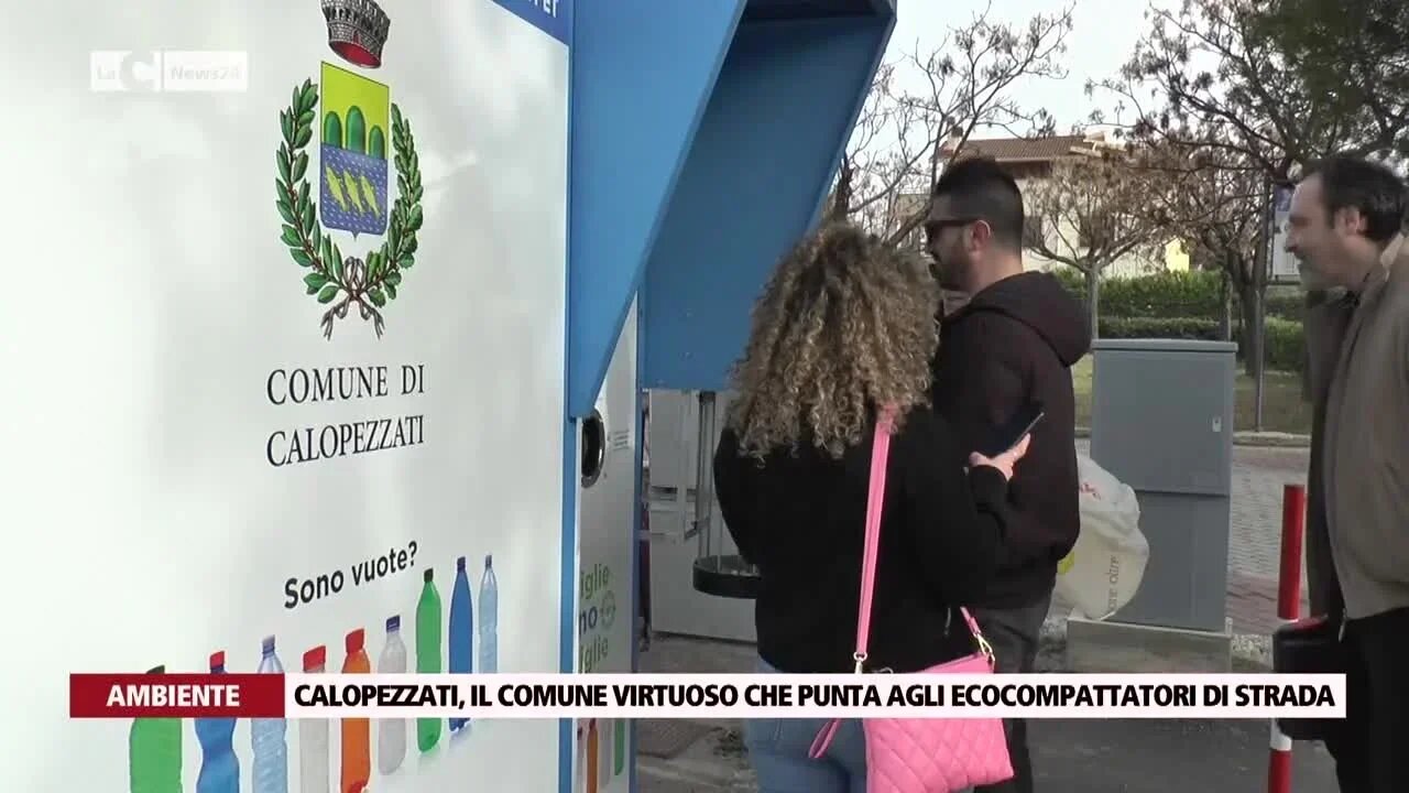 Arriva l’ecocompattatore per riciclare la plastica: ecco come Calopezzati combatte l’inquinamento