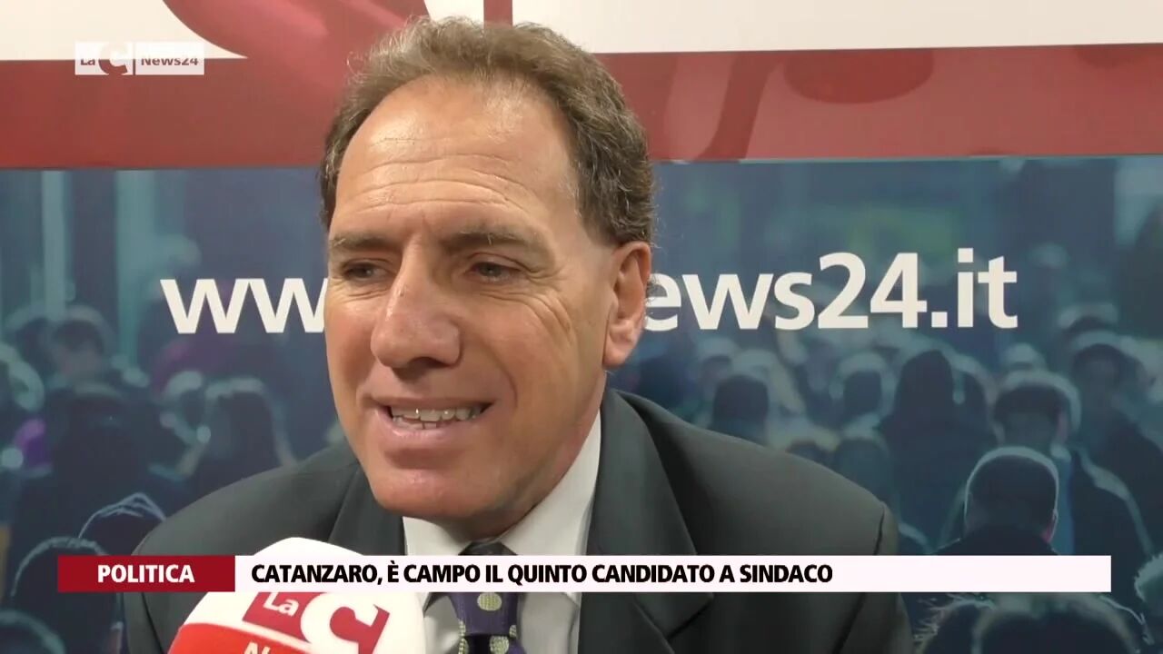 Catanzaro, è campo il quinto candidato a sindaco