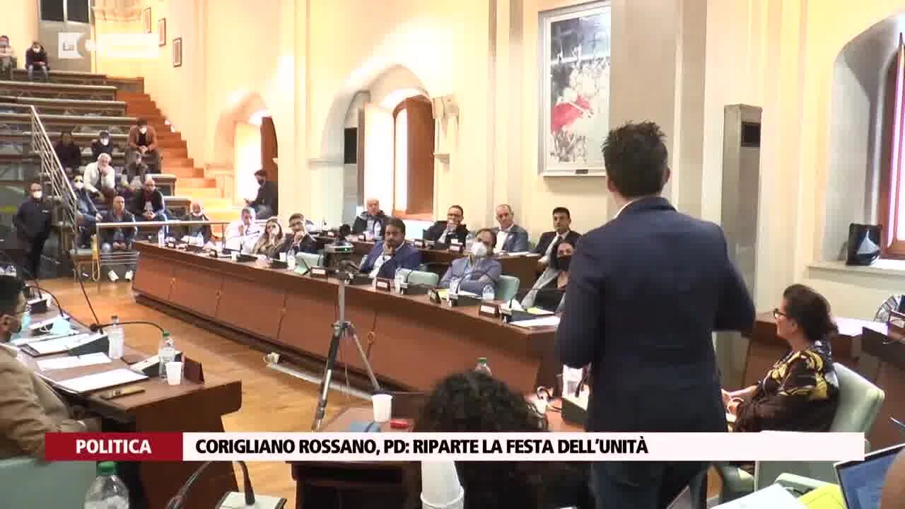 Corigliano Rossano, Pd: riparte la festa dell’unità