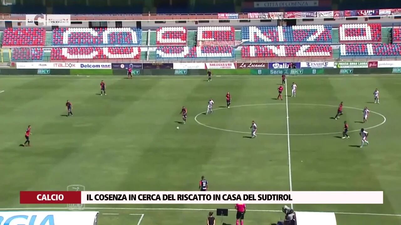 Il Cosenza in cerca del riscatto in casa del Sudtirol