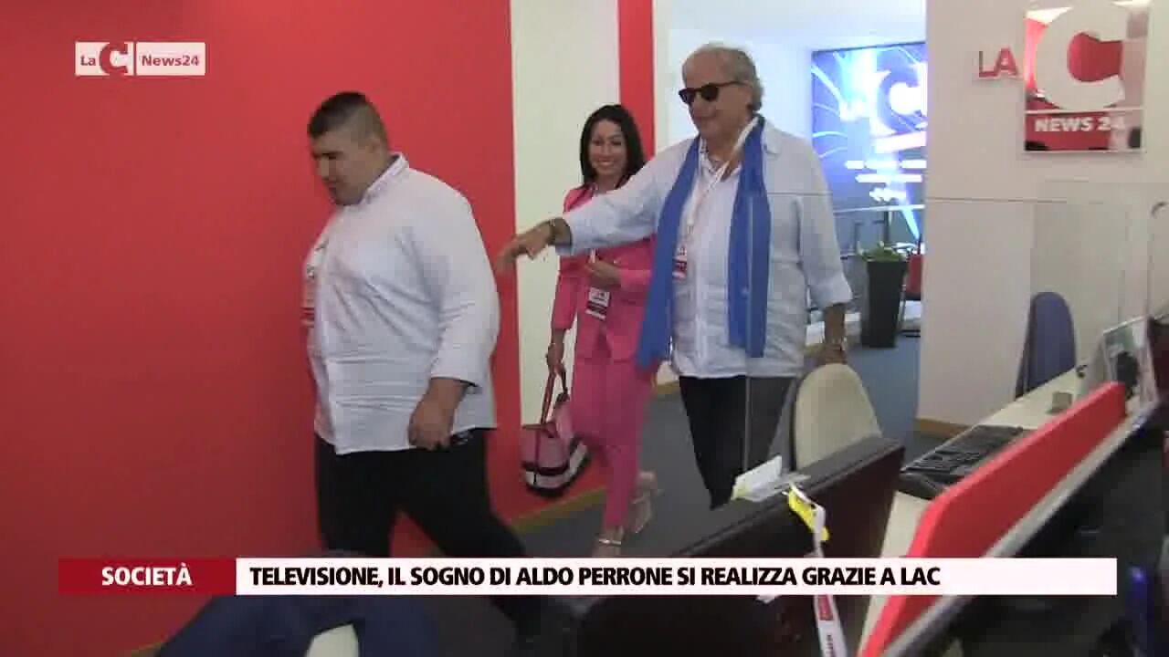 Televisione, il sogno di Aldo Perrone si realizza grazie a LaC