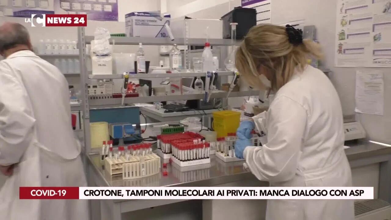 Crotone, tamponi molecolari ai privati: manca dialogo con Asp