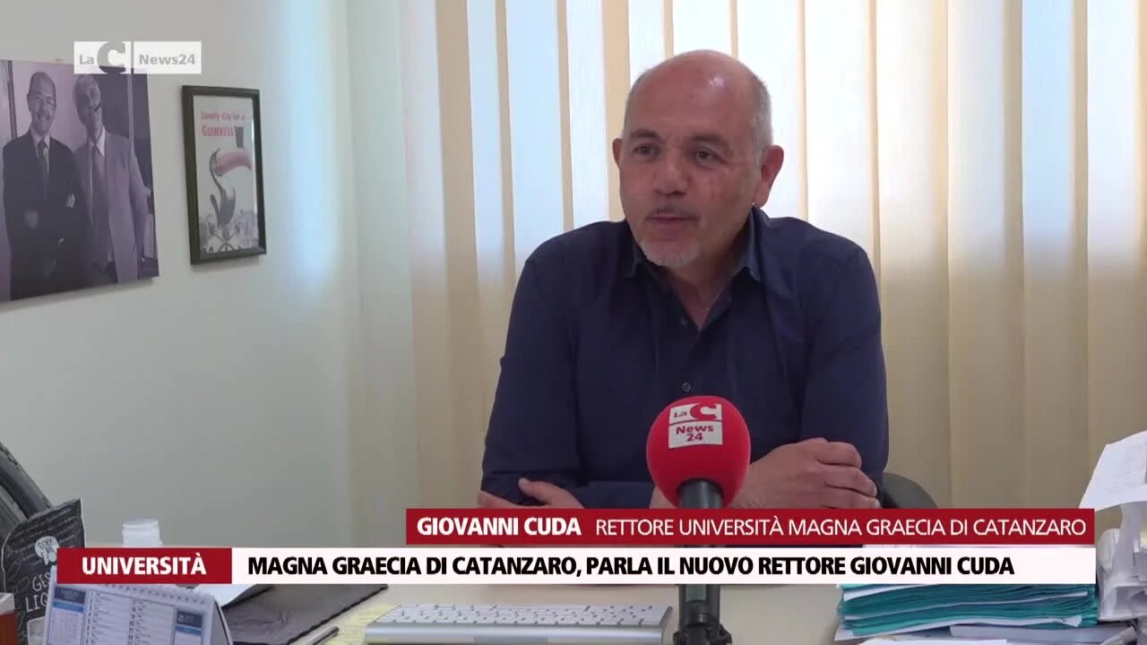 Magna Graecia di Catanzaro, parla il nuovo Rettore Giovanni Cuda