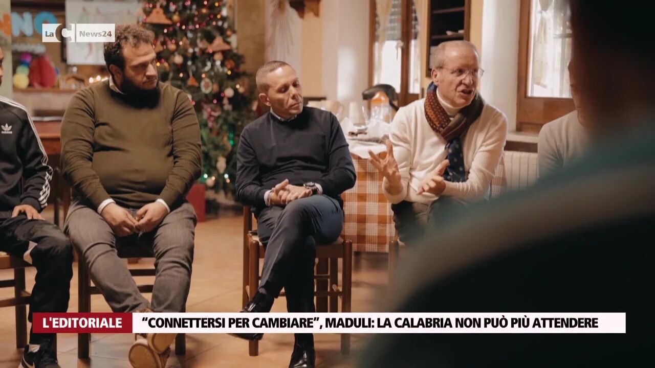 Connettersi per cambiare, Maduli: la Calabria non può più attendere