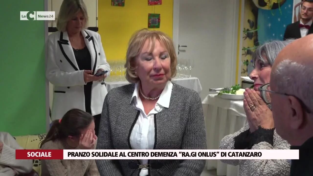 Pranzo solidale al centro demenza “Ra.Gi onlus” di Catanzaro