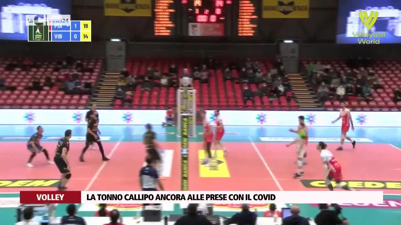 La Tonno Callipo ancora alle prese con il Covid