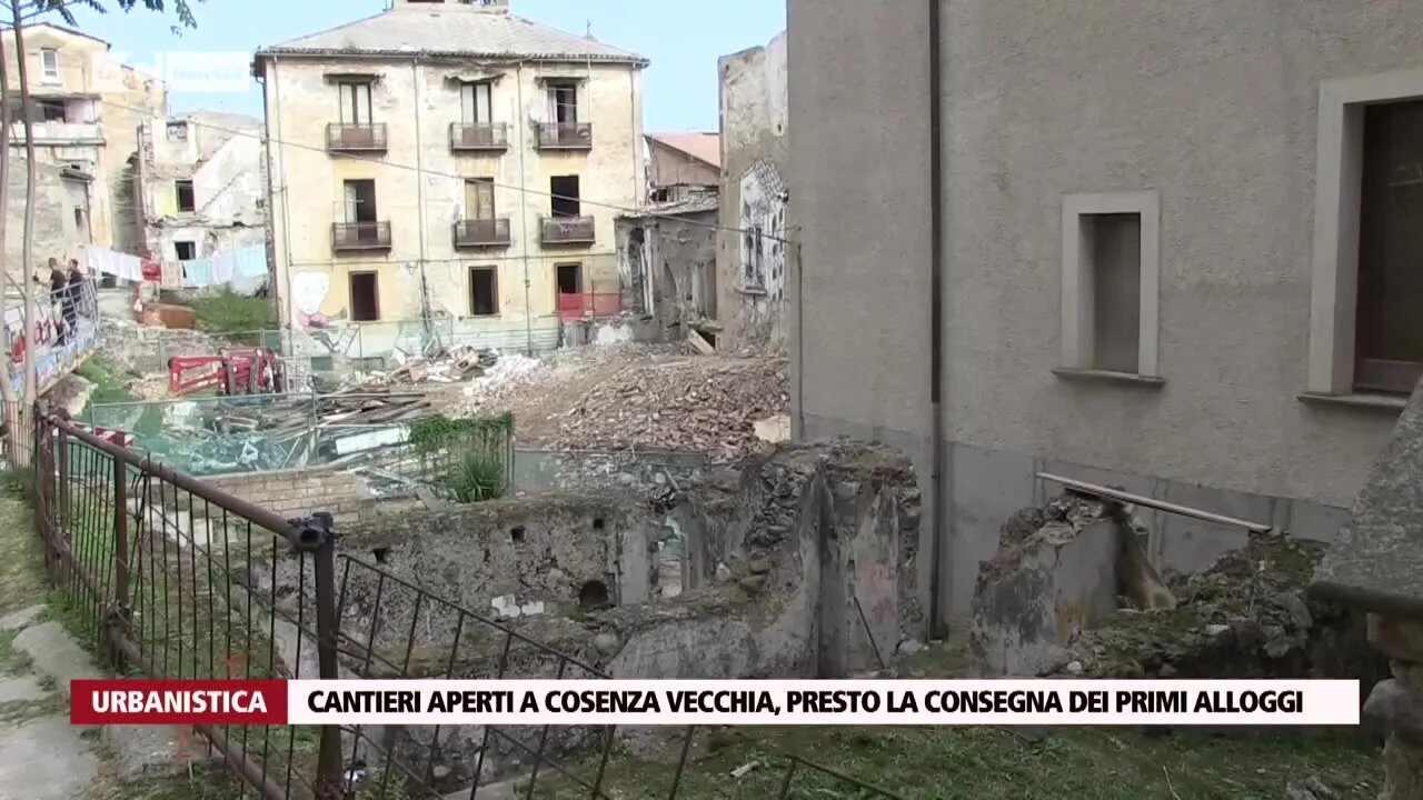 Cantieri aperti a Cosenza vecchia, presto la consegna dei primi alloggi