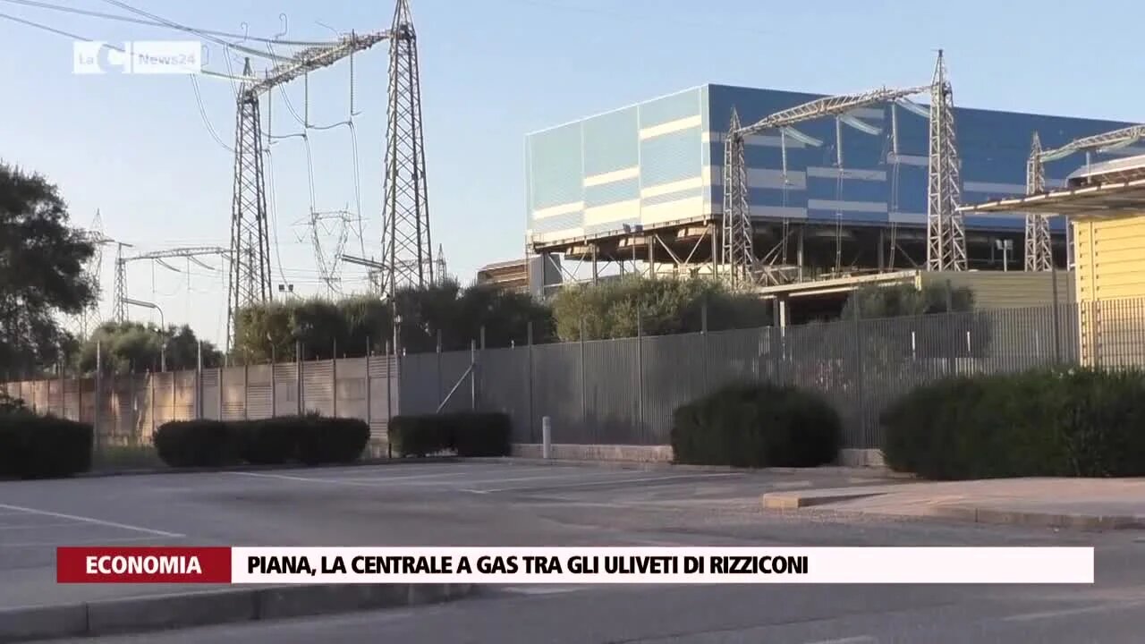 Piana, la centrale a gas tra gli uliveti di Rizziconi