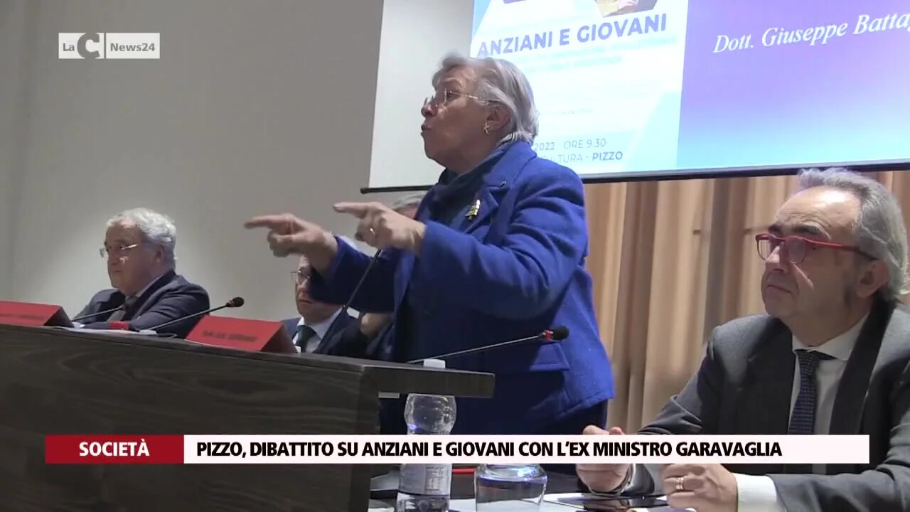 Pizzo, dibattito su anziani e giovani con l’ex ministro Garavaglia