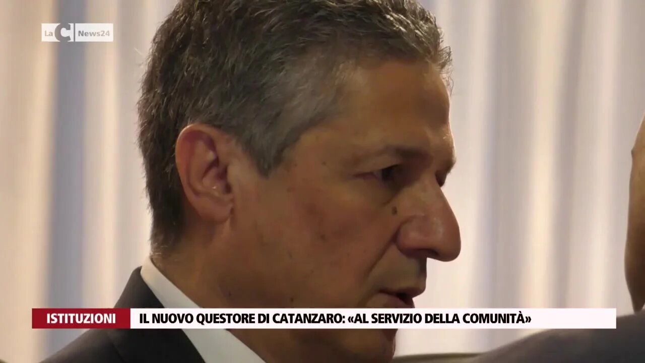 Il nuovo questore di Catanzaro «al servizio della comunità»