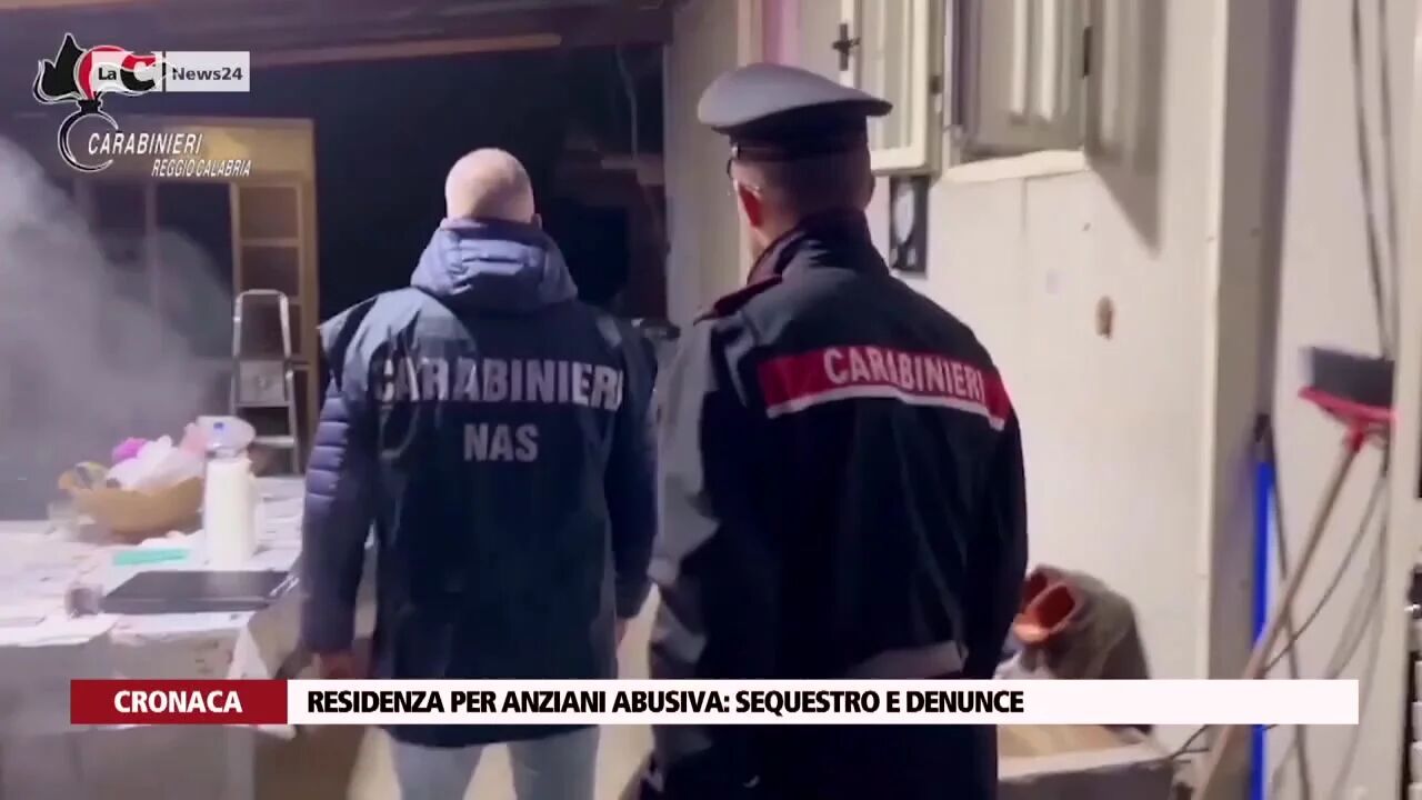 Residenza per anziani abusiva sequestro e denunce