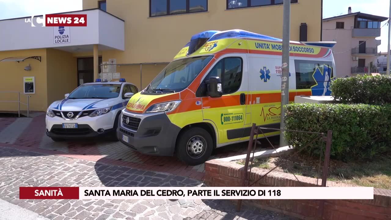 Santa Maria del Cedro, parte il servizio di 118