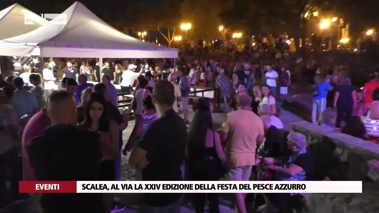 Scalea, al via la xxiv edizione della Festa del Pesce Azzurro