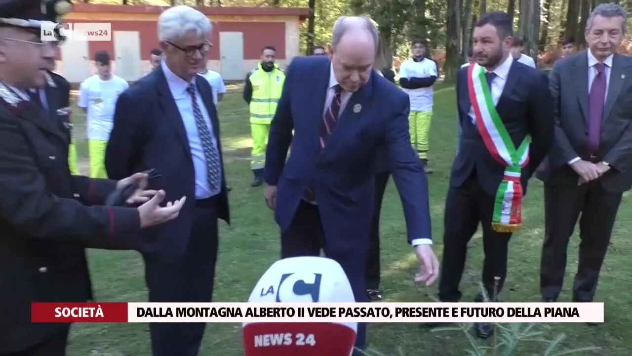 Tappa in Aspromonte per il principe Alberto II